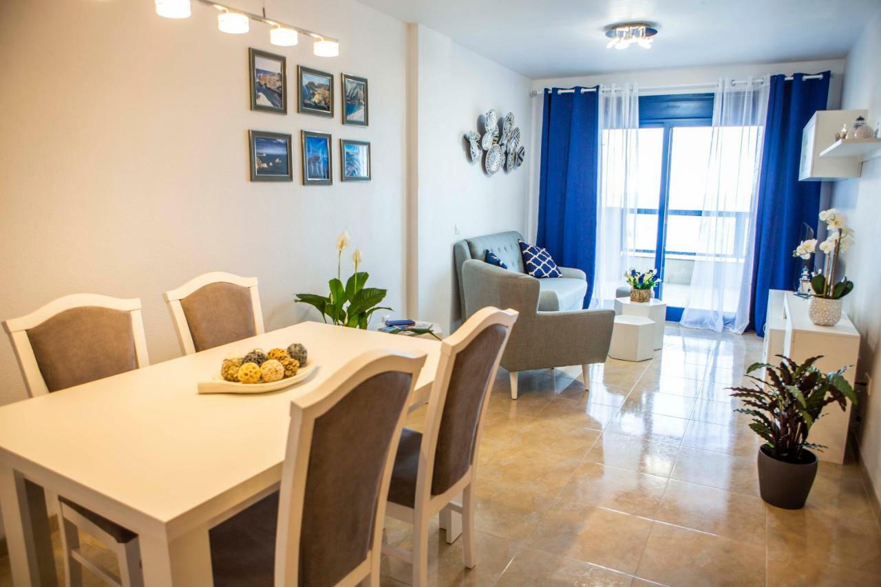 Apartment Las Sirenas, Wifi 100 Mb, Sea View Roquetas de Mar Exterior foto